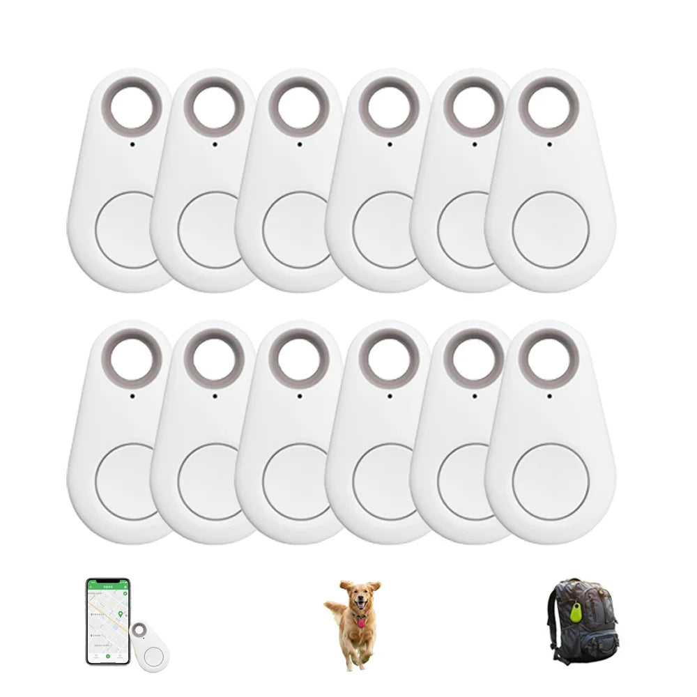 Key Finder Locator, 10 Pack GPS Tracker, Anti Lost Alarm Device, Real Time Tracking for Dogs and Cats Wallets, Keys, Luggage