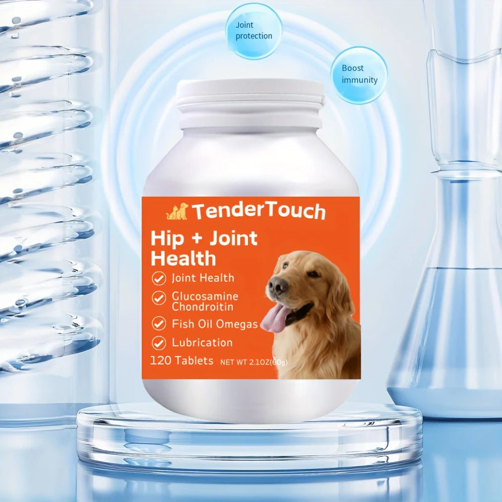 Hip and Joint Supplement for Dogs with Glucosamine Chondroitin, Vitamin A