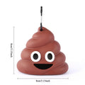 Cute Poop Shaped Pet Waste Bag Holder, Portable,  Biodegradable, Poop Bag Dispenser for Dogs and Cats