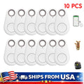 Key Finder Locator, 10 Pack GPS Tracker, Anti Lost Alarm Device, Real Time Tracking for Dogs and Cats Wallets, Keys, Luggage