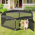 6 Panel Dog Playpen, Safe & Secure Indoor/Outdoor Pet Fence, Folding & Portable, Ideal for Small to Medium Dogs, Easy to Clean