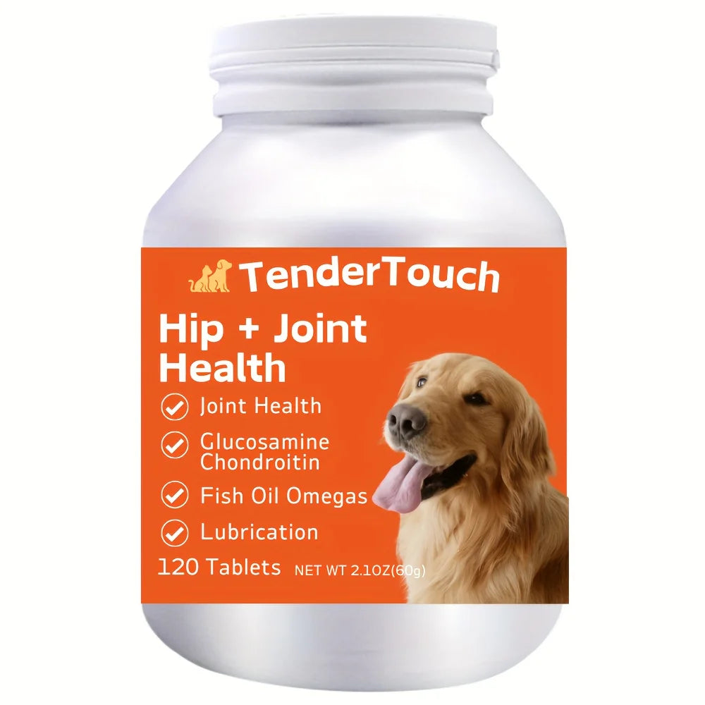 Hip and Joint Supplement for Dogs with Glucosamine Chondroitin, Vitamin A