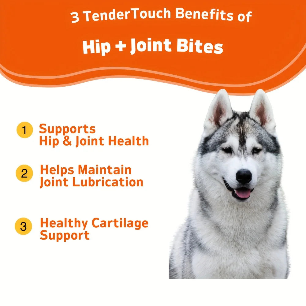 Hip and Joint Supplement for Dogs with Glucosamine Chondroitin, Vitamin A
