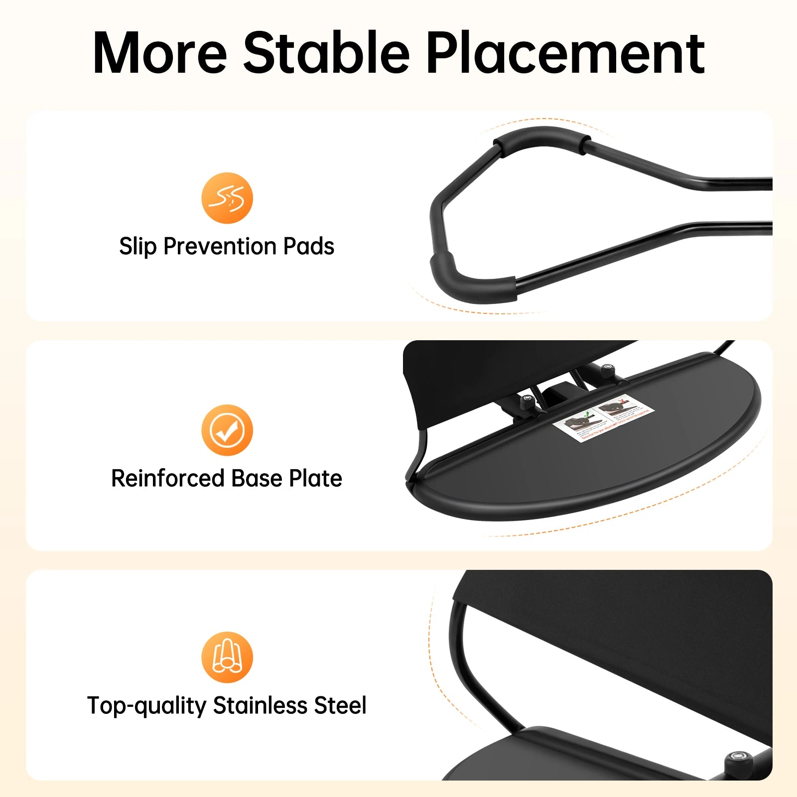 Pet Rocker, Bed Foldable, Rocking Chair Adjustable Height, Breathable, Stainless Steel Bracket