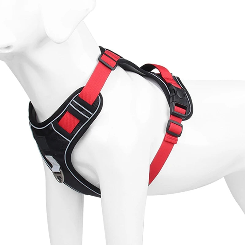 Dog Harness Reflective, Medium, Large, Tactical Vest, Waterproof, Oxford Cloth, Pet Accessories