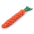 1Pcs Carrot Dog Bite Rope, Safe Durable, Braided Bite Dog Chew Toy, Molar Cleaning Teeth Cotton Rope