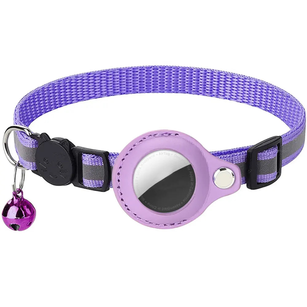 Apple Air Tag, Reflective Pet Collar, Safety Buckle, Kitten Collar Adjustable