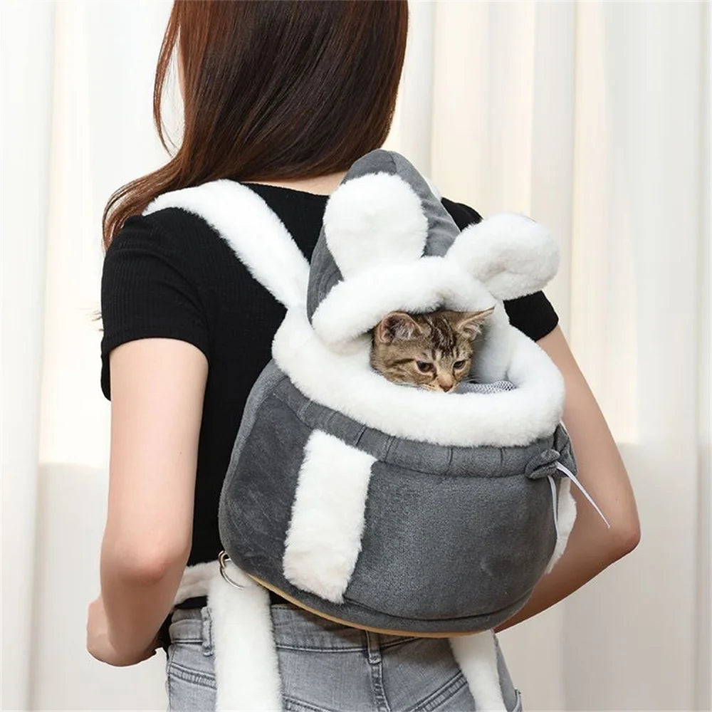 Outdoor Travel Chihuahua Puppy Dog Carrier, Backpack, Winter Warm Pet Carrying Bags for Small Dogs, Cat Nest