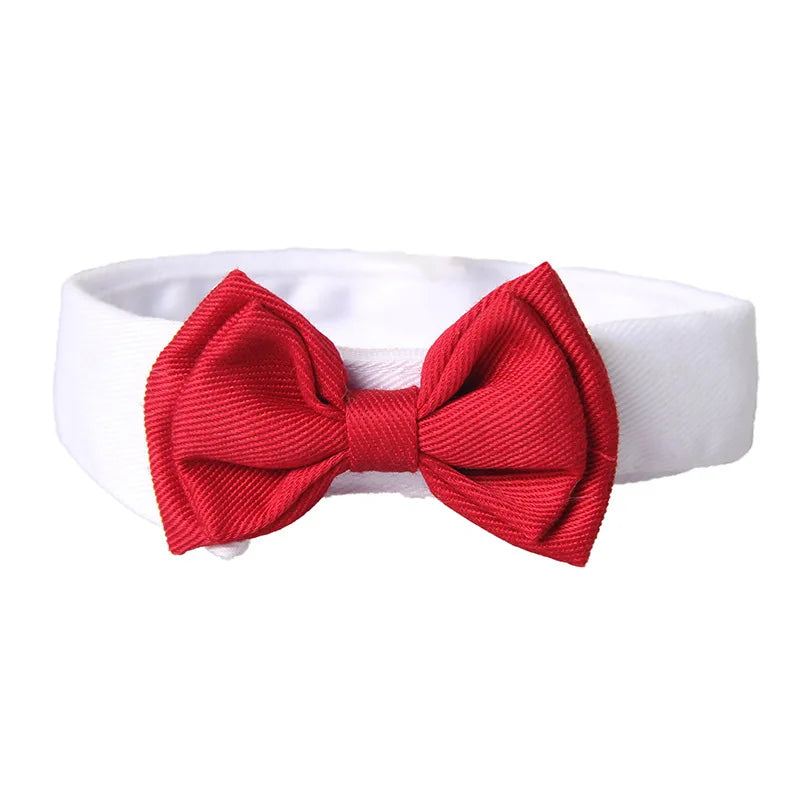 1PC Pets Adjustable Bow Tie Collar, Necktie, Bowknot, Holiday, Wedding Grooming Accessories