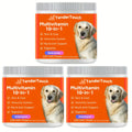 360 Chews - 3 Pack (3 x 180g/6.35oz) 540g/19.1oz - TenderTouch Multivitamin Dog Supplement, Digestive Enzymes, Grain Free