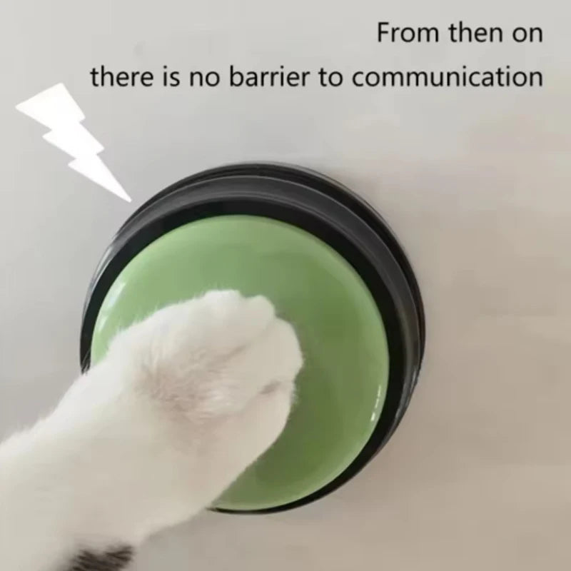 Funny Recordable Talking Dog Buttons, Portable Cute Pet Communication, Training Toy Supplies