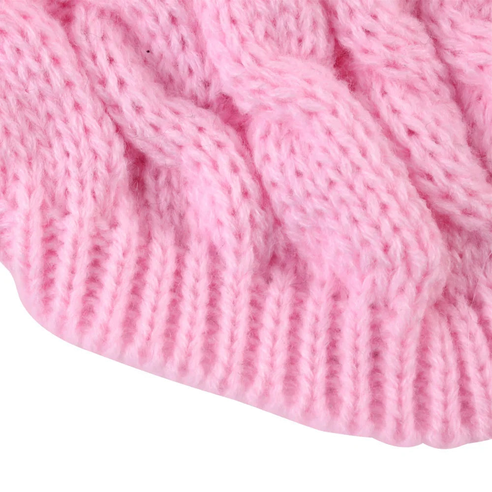 Classic Solid Chihahuau Puppy Dog Sweater for Small Dogs Winter Warm Pet Clothes