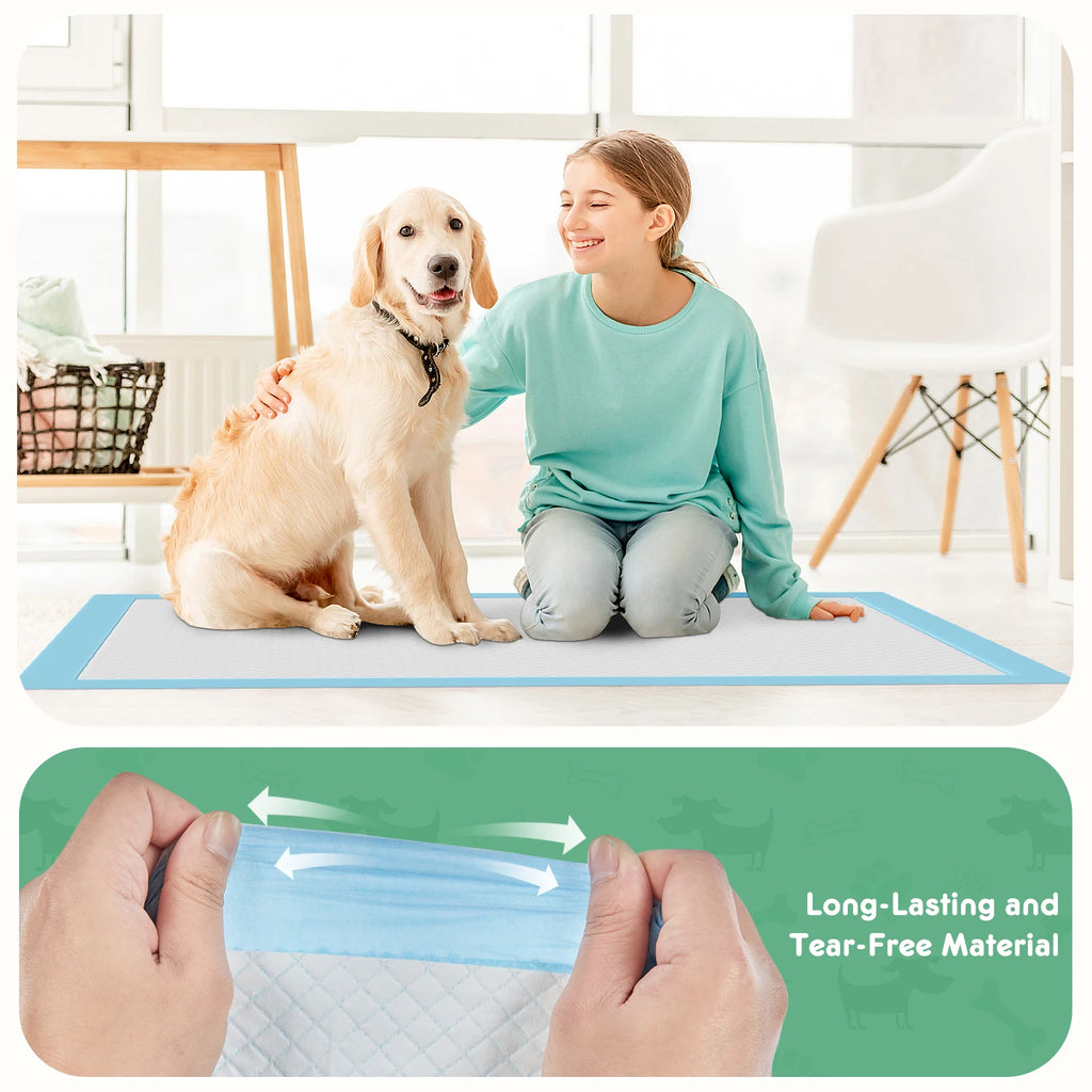 JHK 150 Count 22"x 22" Super Absorbency Disposable Underpads, Leakproof, Quick Drying, Pee Pads
