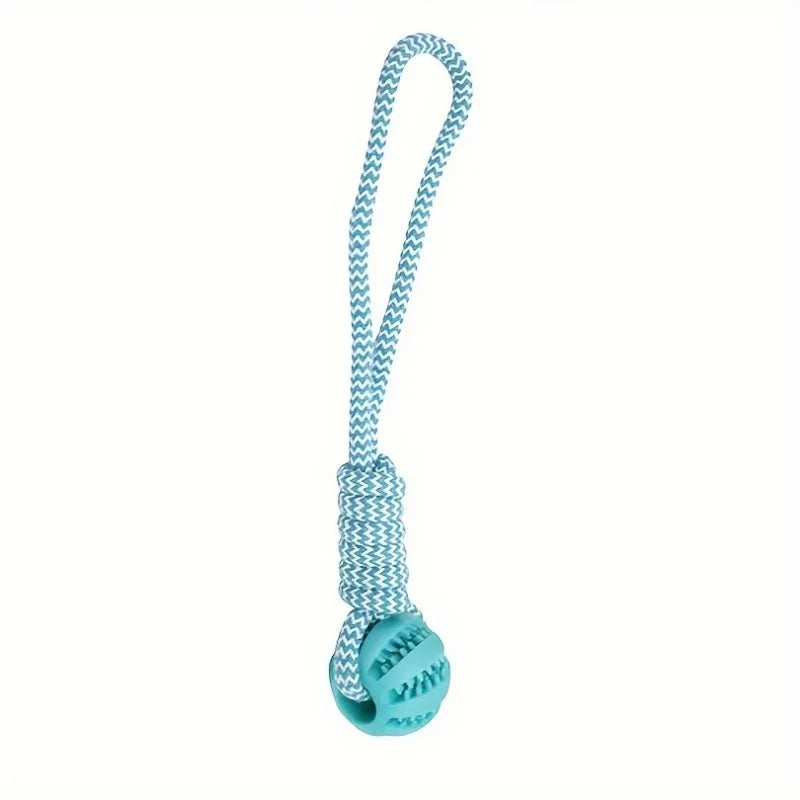 Durable Rope Dog Toy for Aggressive Chewers, Interactive Tug of War Fetch Toy, Braided Cotton Rope for Dental Health,