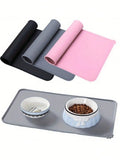 Waterproof Silicone Pet Feeding Mat - Non-Slip, Easy Clean, Durable for Dogs & Cats