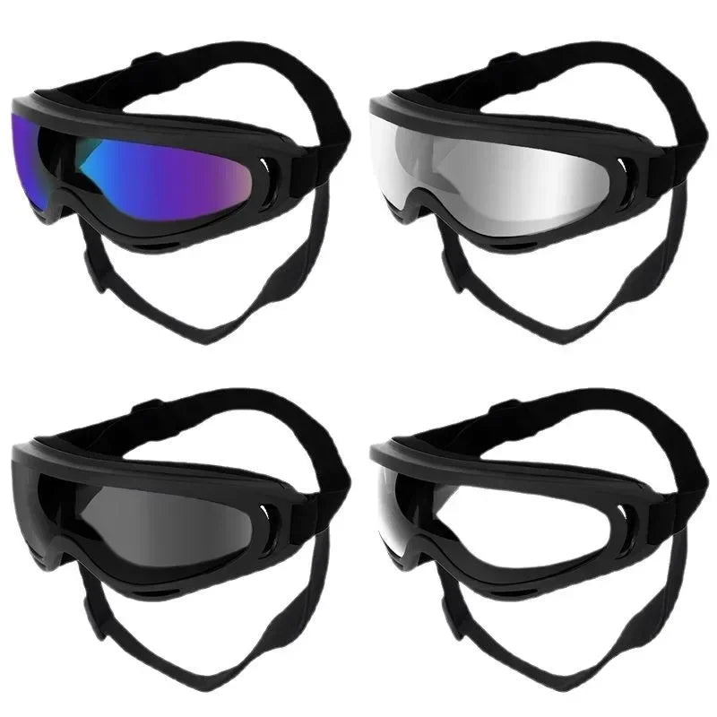 Pet Goggles Adjustable, Anti UV Glare, Windproof for Dogs.  Outdoor Hiking, Running, Beach.   All Breeds Eye Protection
