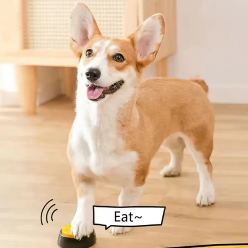Funny Recordable Talking Dog Buttons, Portable Cute Pet Communication, Training Toy Supplies