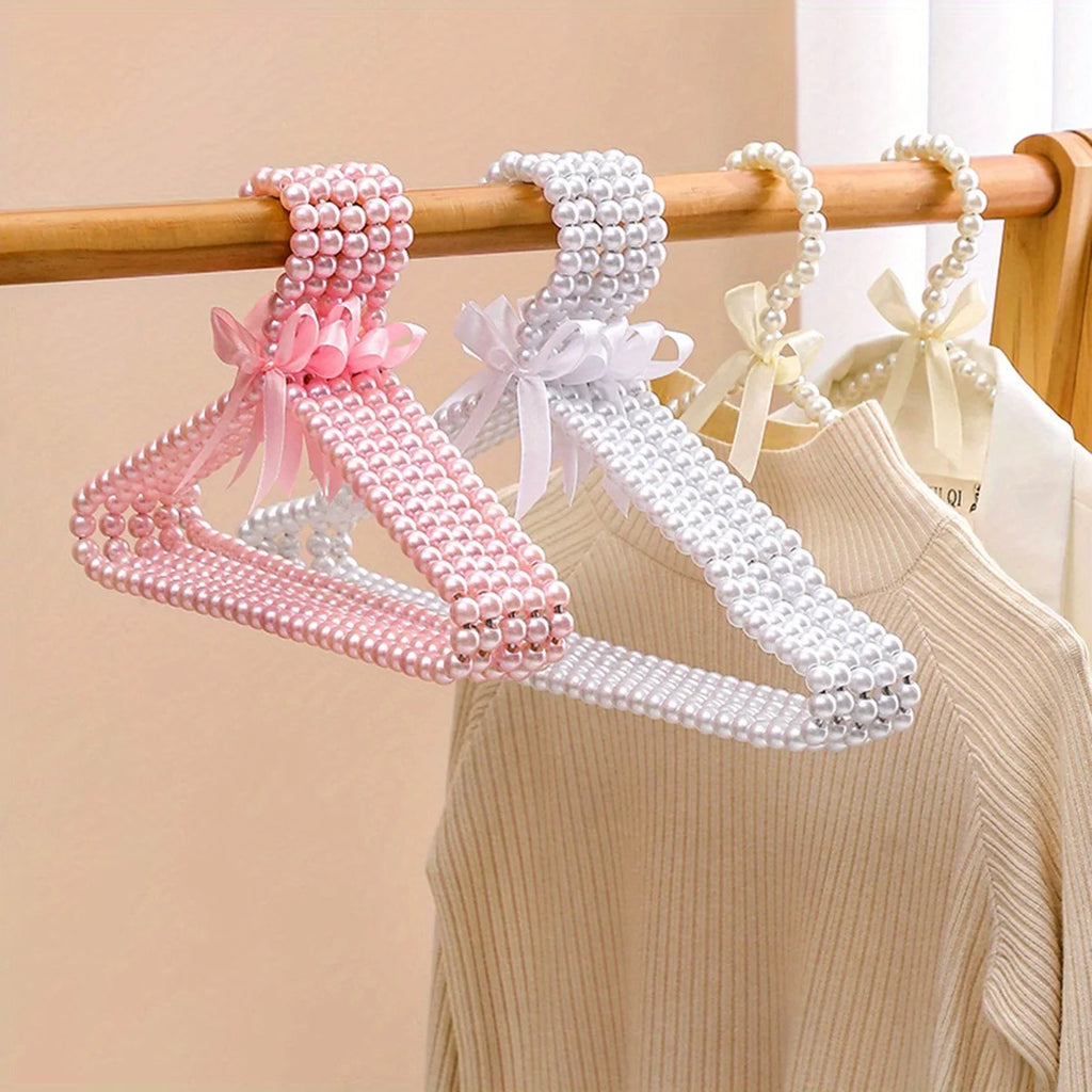 1pc pet pearl hanger, cute mini bow hanger, suitable for clothing and accessories