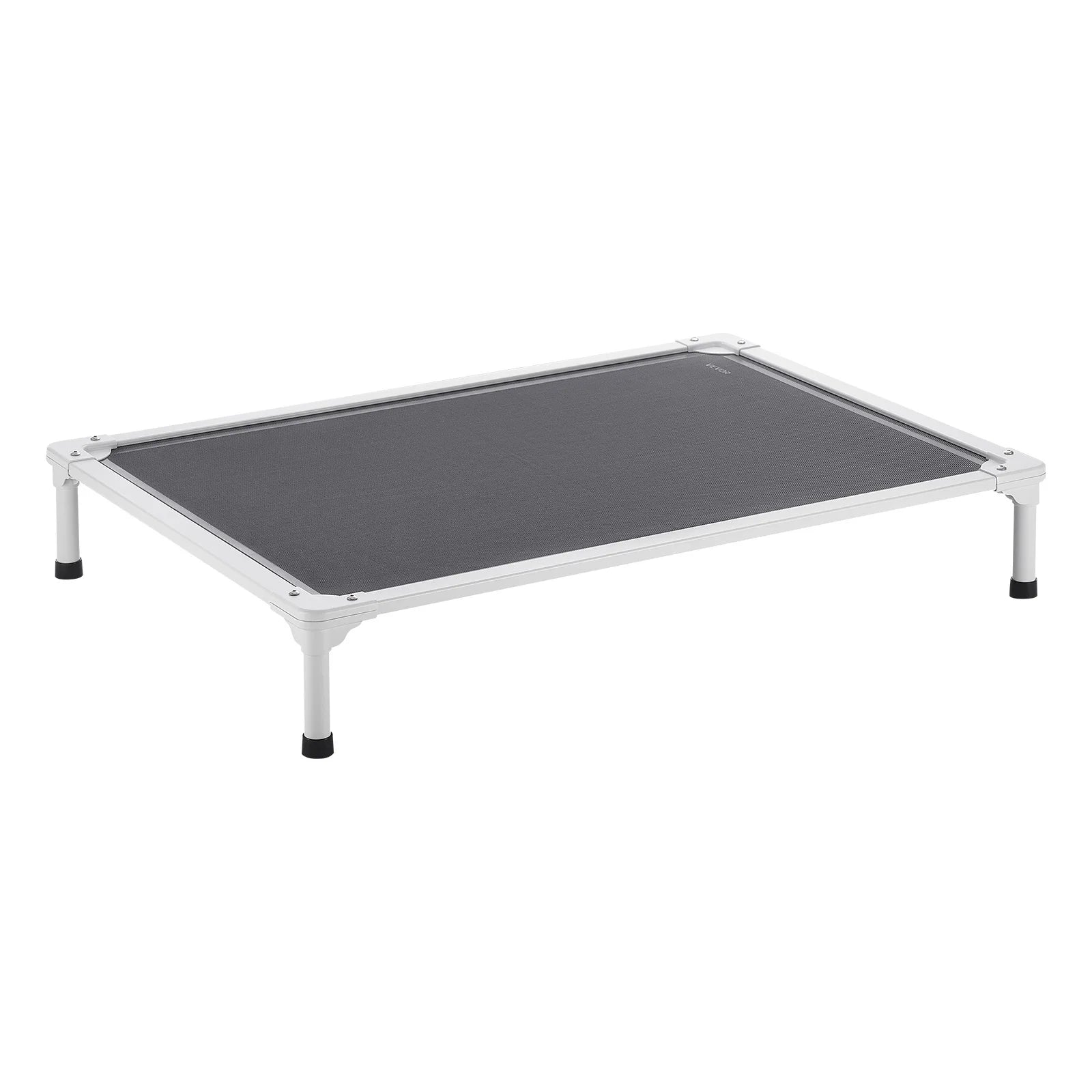 SucceBuy Elevated Dog Bed for Large Dogs Portable, Raised Dog Cot with Aluminum Tube Metal Frame and Breathable Textilene Mesh