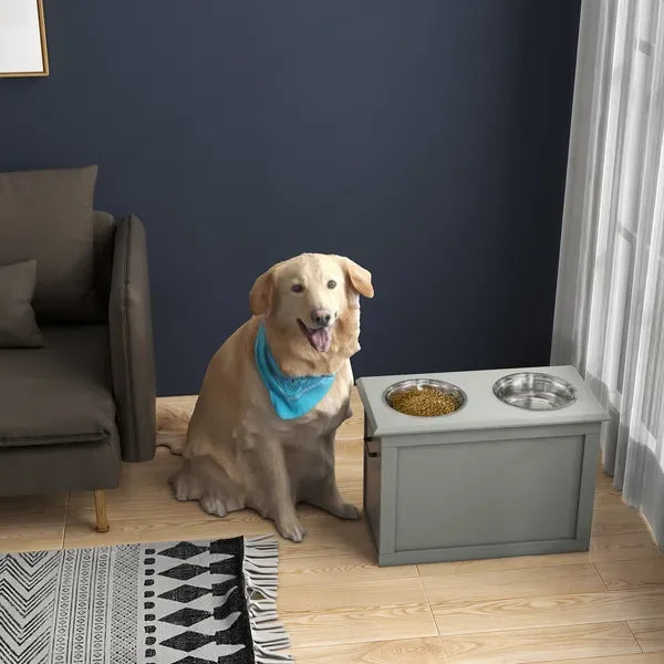 Raised Dog Feeding Station, Large Dogs