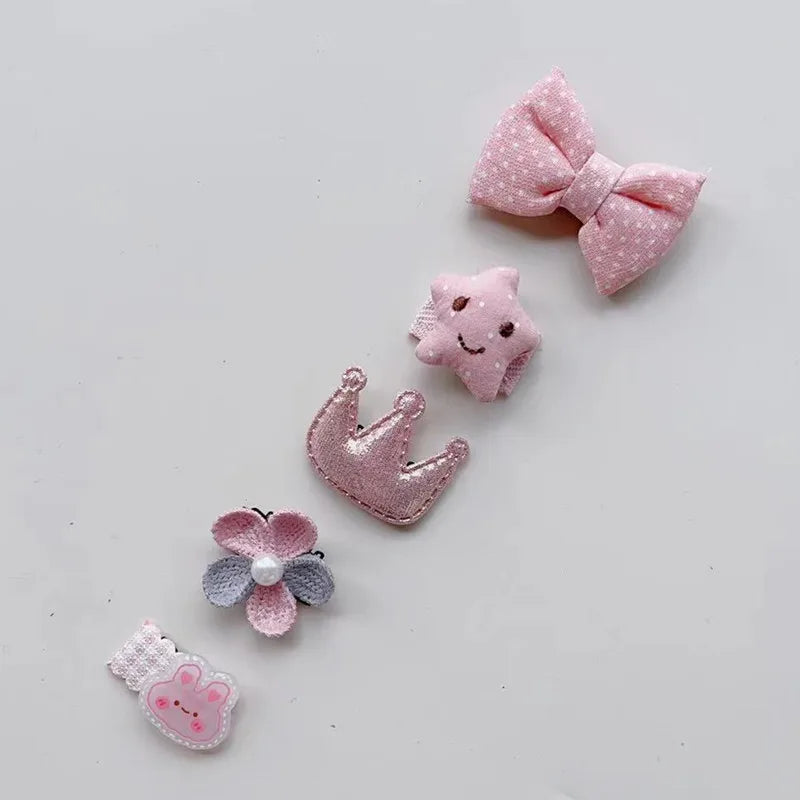 5pcs Dog & Cat Grooming Bows Fashion, Pet Dog Hair Clips, Hair Accessories