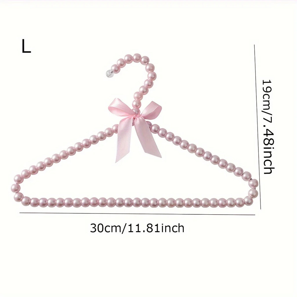 1pc pet pearl hanger, cute mini bow hanger, suitable for clothing and accessories