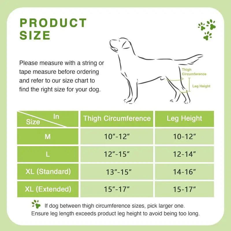 Orthopedic Brace For Dogs, Joint & Hip Support Brace, Adjustable, Leg Support, Keep Animal Joints Warm And Stable