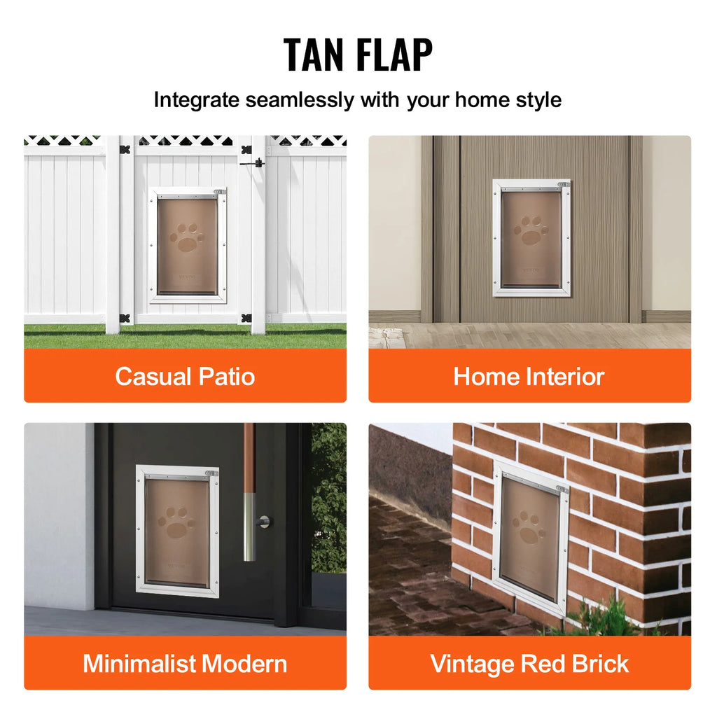 SucceBuy Pet Door Replacement Flap, Compatible with Flap Pet Doors Magnetic Strip, Weather-proof, Thickened PVC Replacement