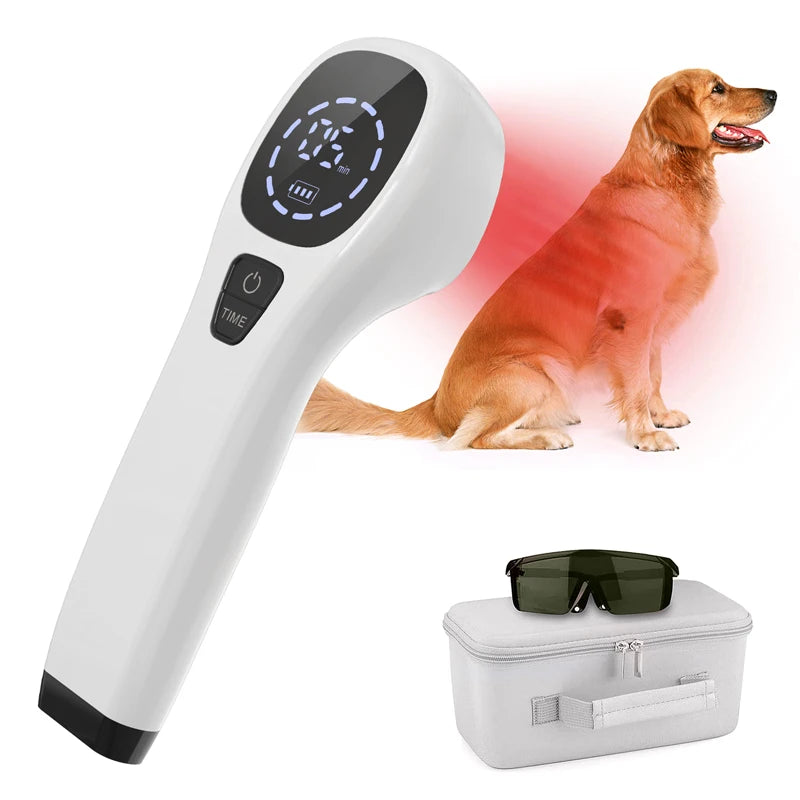 Handheld Laser Therapy for Dogs, Laser Diode, Red Light Therapy for Pain Relief & Wound Healing & Joint/Muscle Stiffness
