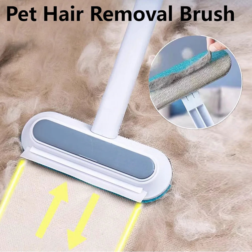 3 in 1 Pet Hair Remover Brush, Long Handle Window Cleaning, Pet Fur Cleaning Tool, Pet Supplies