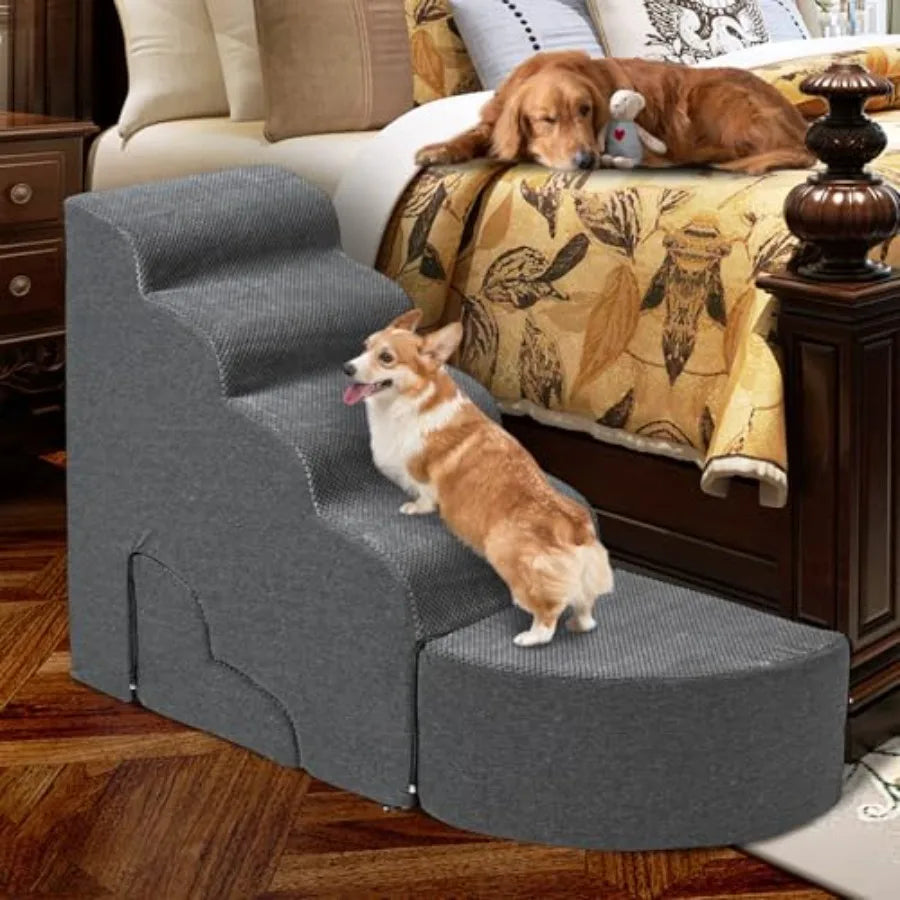 Stable Pet Stairs or Steps for High Beds, Non-slip