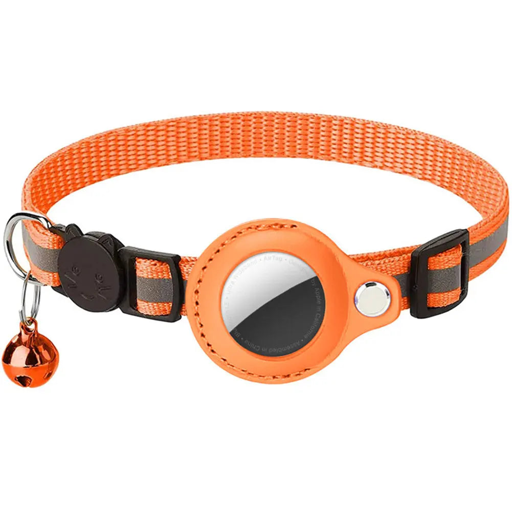 Apple Air Tag, Reflective Pet Collar, Safety Buckle, Kitten Collar Adjustable