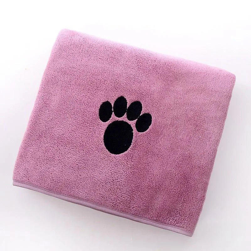 Pet Bath Towel Super Absorbent Microfiber, Quick Dry Soft Washcloth for Dogs and Cats, Durable Non-Fading and Easy to Clean