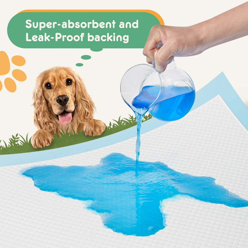 JHK 150 Count 22"x 22" Super Absorbency Disposable Underpads, Leakproof, Quick Drying, Pee Pads