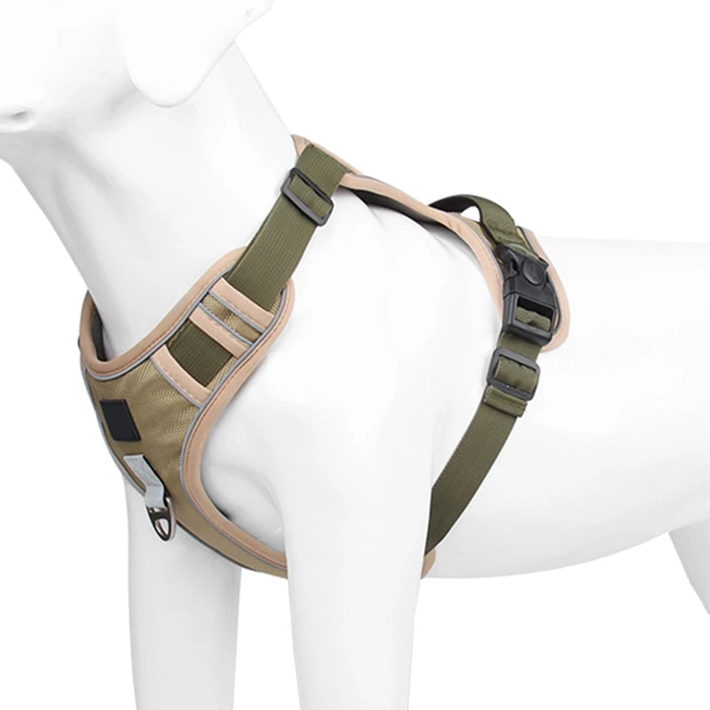 Dog Harness Reflective, Medium, Large, Tactical Vest, Waterproof, Oxford Cloth, Pet Accessories