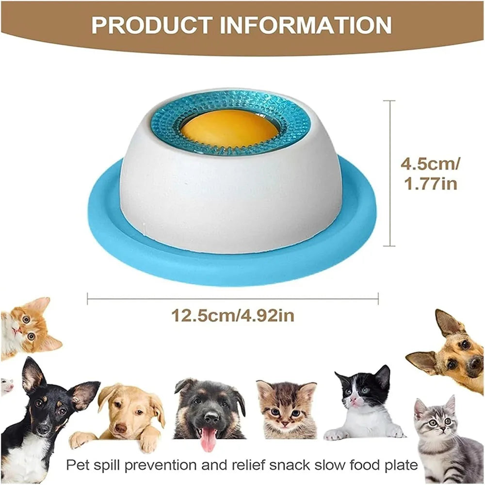 Licking, Toy, Slow Feeder, Interactive, Feeding Accessory, For Dogs, Cats, Puppy, Kitten, Training