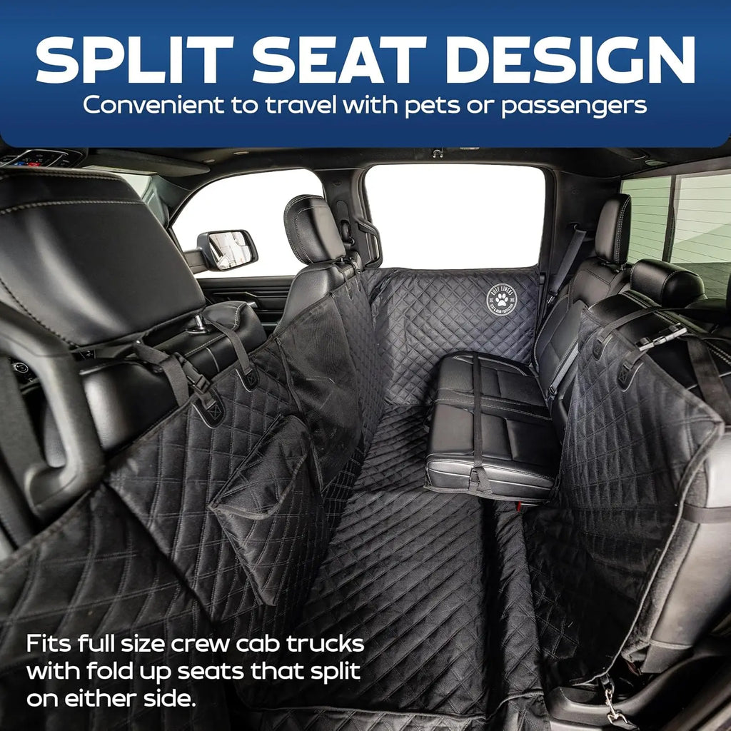XL Waterproof Dog Hammock for Full-Size Crew Cab Trucks with Door Protection, Machine Washable