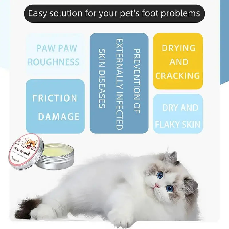 Paw Balm for Cats and Dogs, Protective Cream and Moisturizer, Crack Feet Repair, Accessories