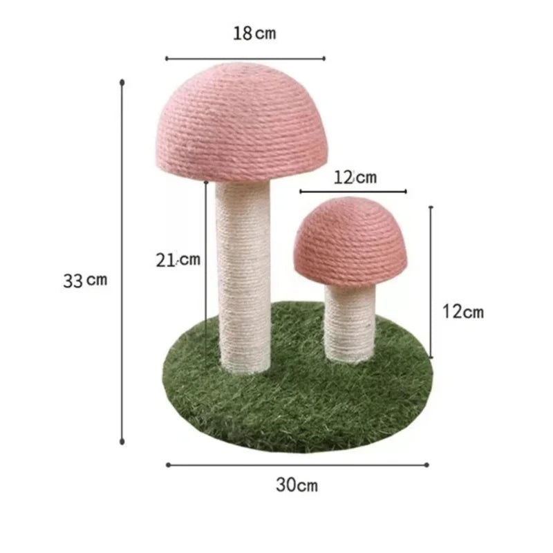 Twin Mushroom Cat Climbing Frame Tree