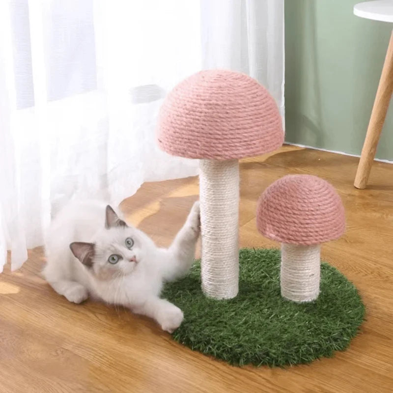 Twin Mushroom Cat Climbing Frame Tree