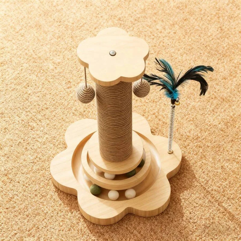 Cat Scratching, Cat Climbing Frame, Scratch-Resistant, Durable, Multifunctional