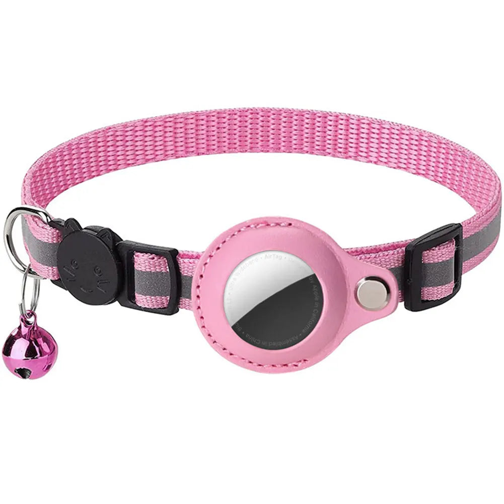 Apple Air Tag, Reflective Pet Collar, Safety Buckle, Kitten Collar Adjustable