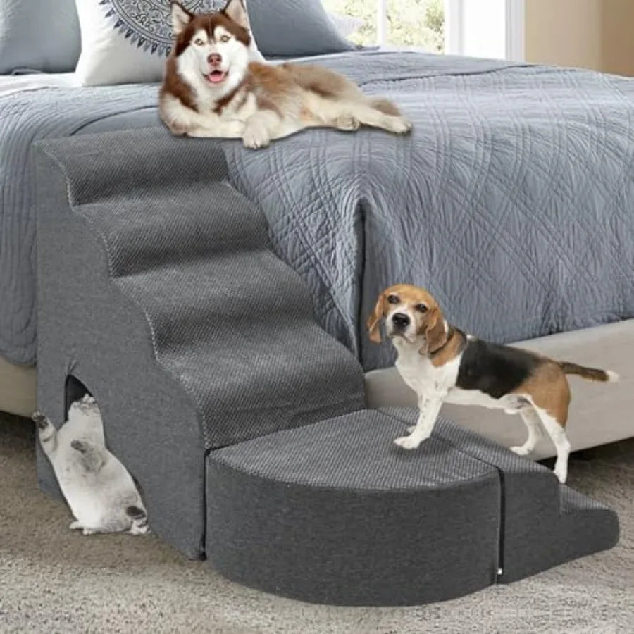 Stable Pet Stairs or Steps for High Beds, Non-slip