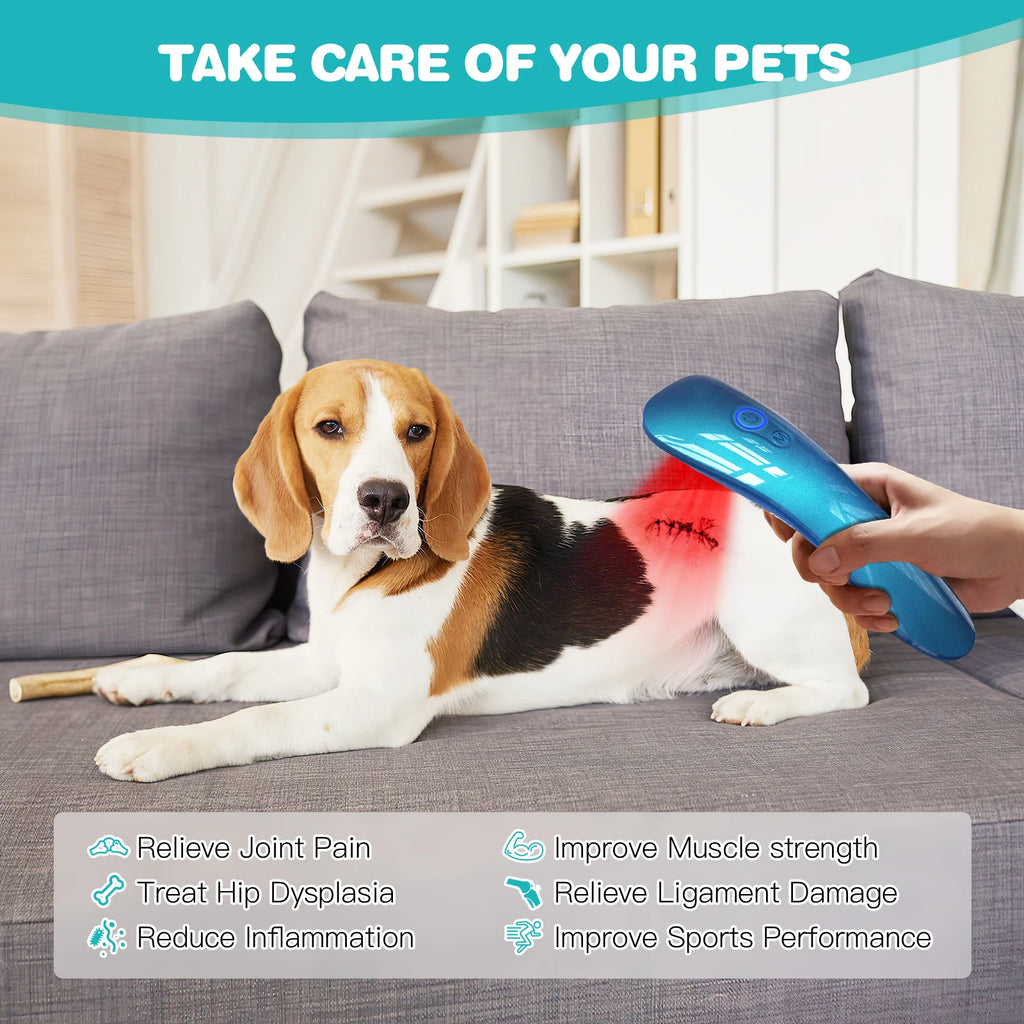 KTS Laser Therapy for Dogs 18*620nm, Portable Red Light Therapy, Veterinary Equipment for Joint Muscle Pain Relief & Inflammation