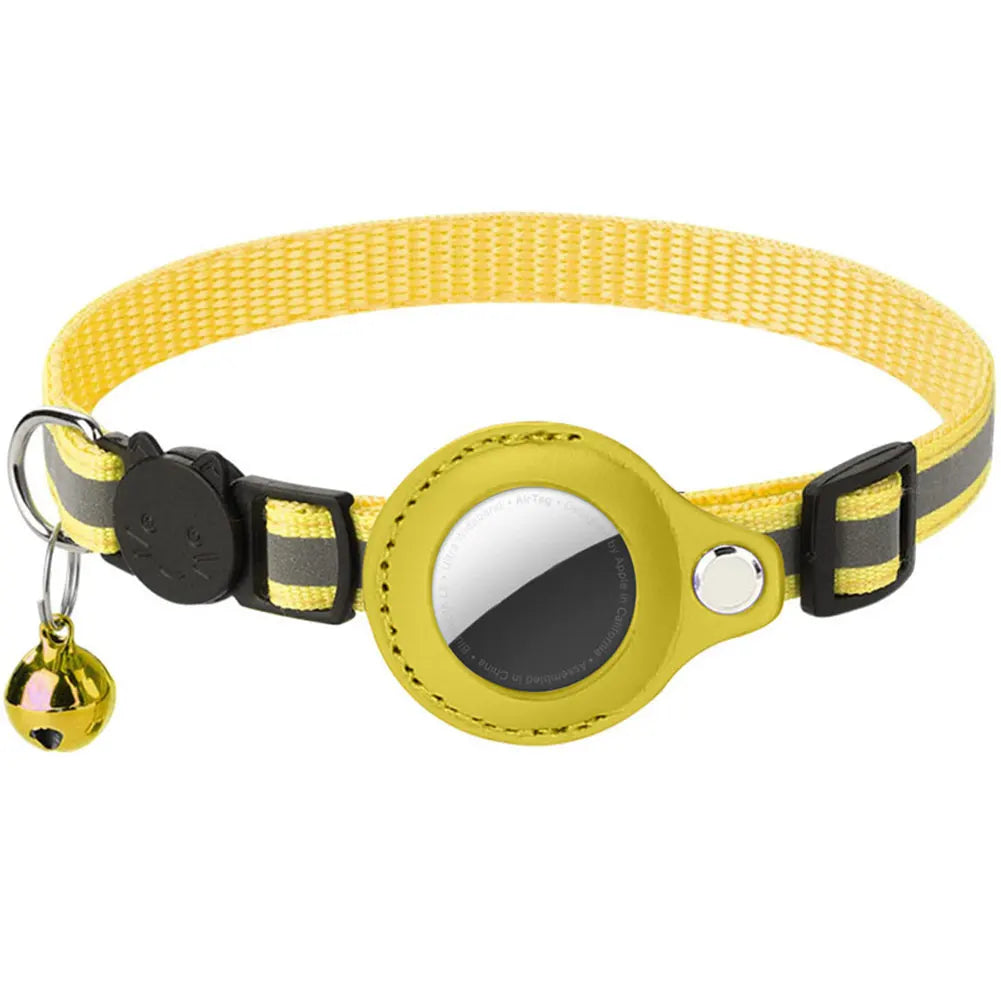 Apple Air Tag, Reflective Pet Collar, Safety Buckle, Kitten Collar Adjustable