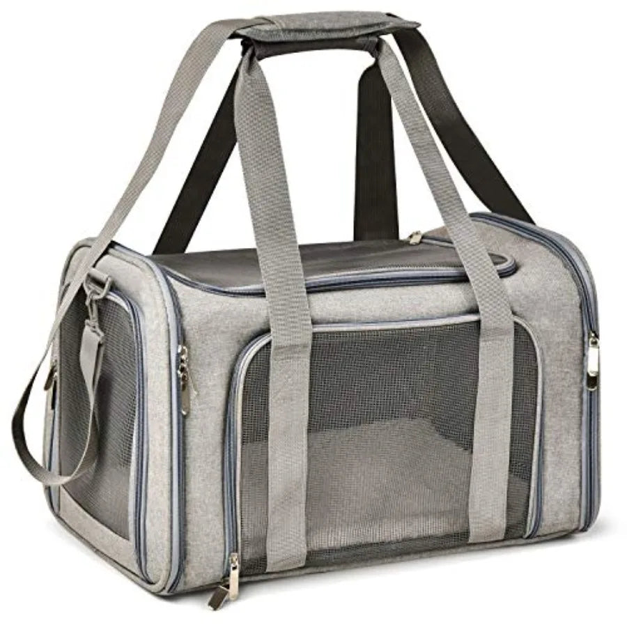 Pet Carrier For Small/Medium, Up To 15lbs, TSA Airline Approved
