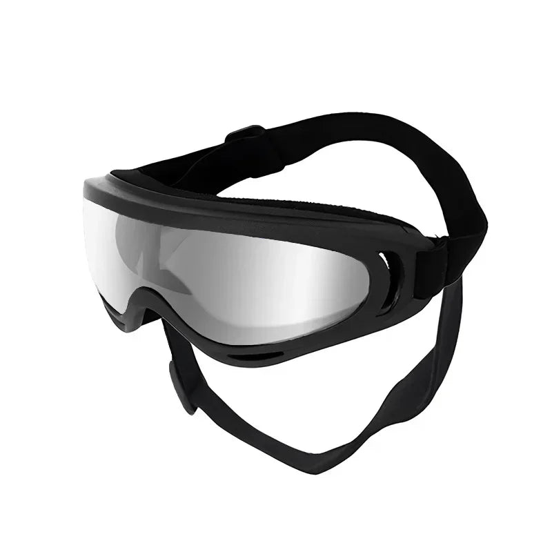 Pet Goggles Adjustable, Anti UV Glare, Windproof for Dogs.  Outdoor Hiking, Running, Beach.   All Breeds Eye Protection