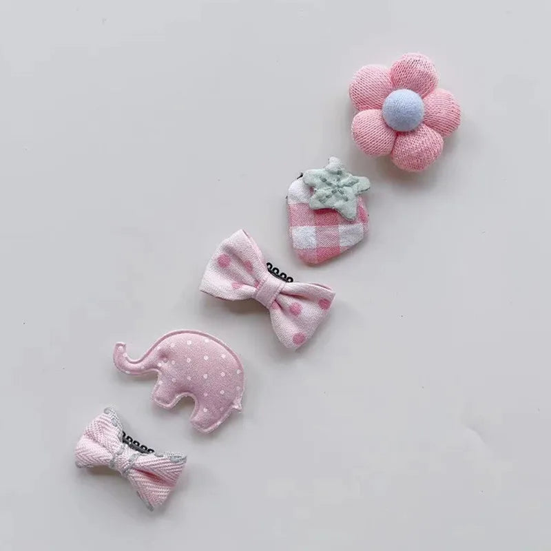 5pcs Dog & Cat Grooming Bows Fashion, Pet Dog Hair Clips, Hair Accessories