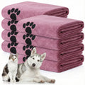 Pet Bath Towel Super Absorbent Microfiber, Quick Dry Soft Washcloth for Dogs and Cats, Durable Non-Fading and Easy to Clean