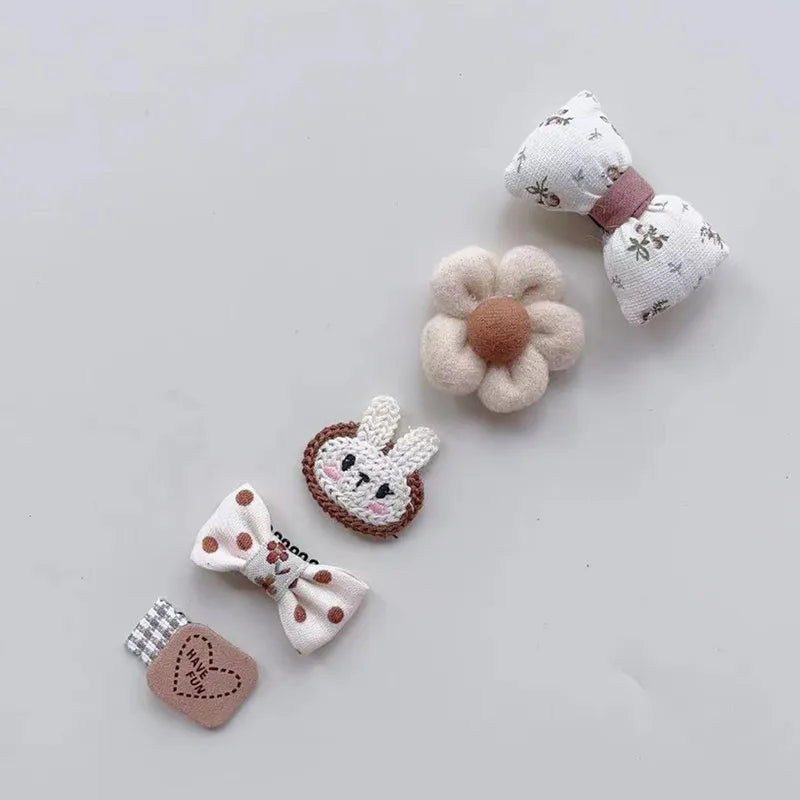 5pcs Dog & Cat Grooming Bows Fashion, Pet Dog Hair Clips, Hair Accessories